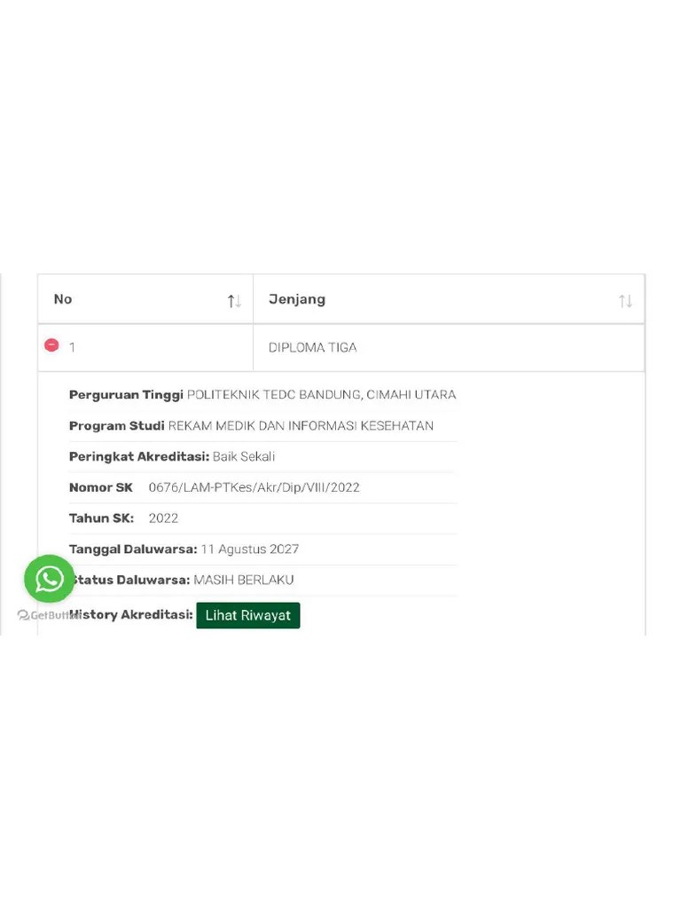 Akreditasi Perguruan Tinggi Pdf