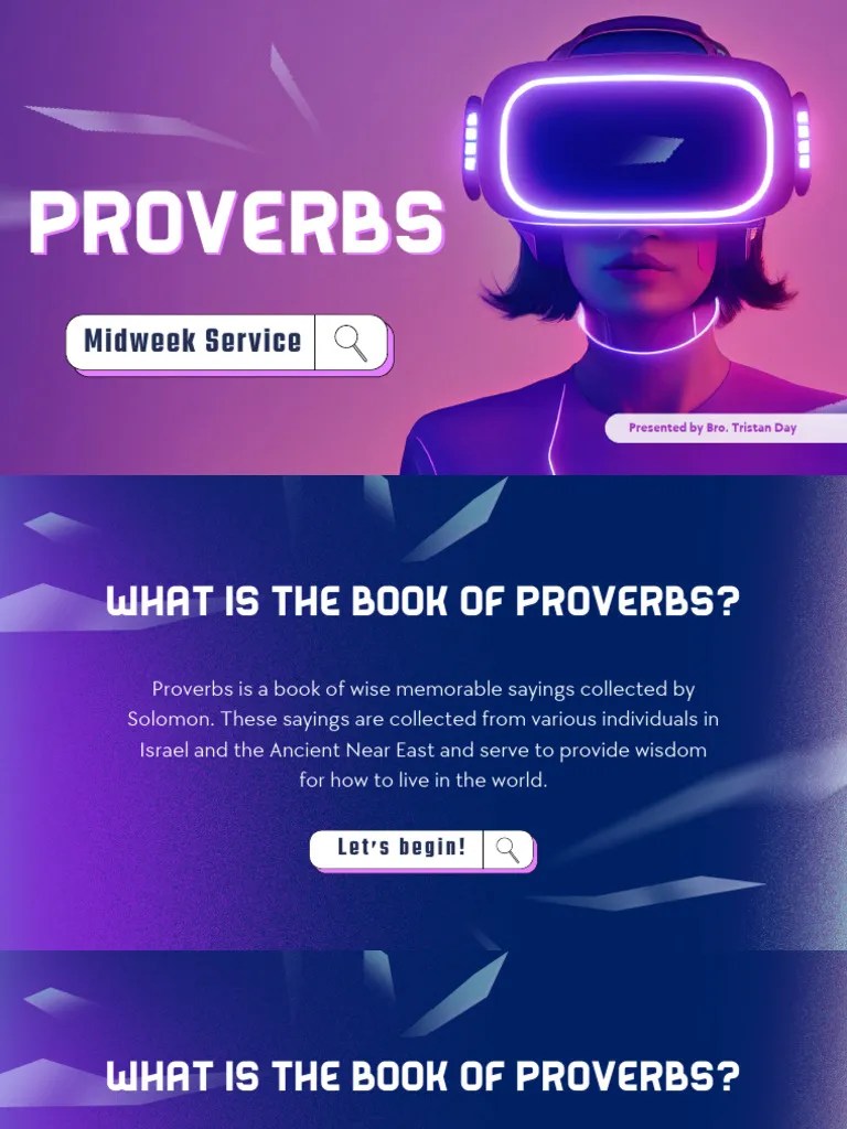 Proverbs Pdf