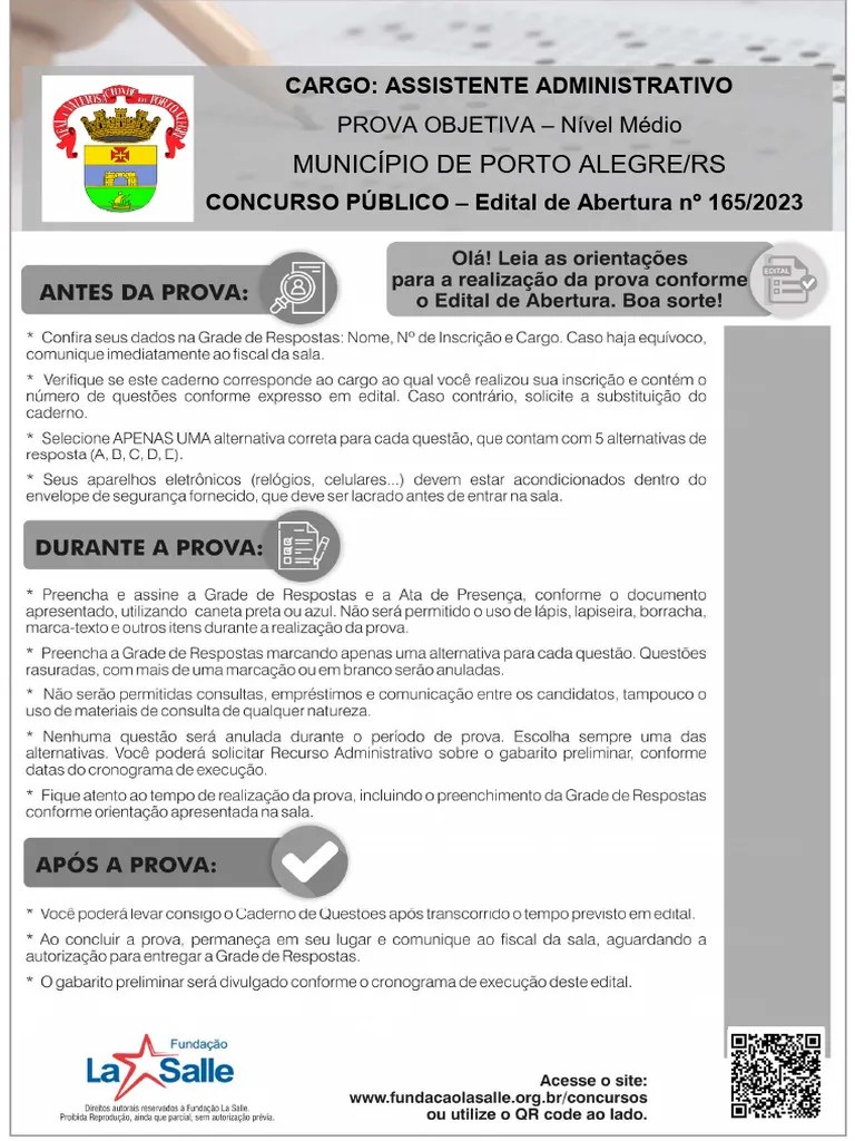Prova - Assistente Administrativo | PDF