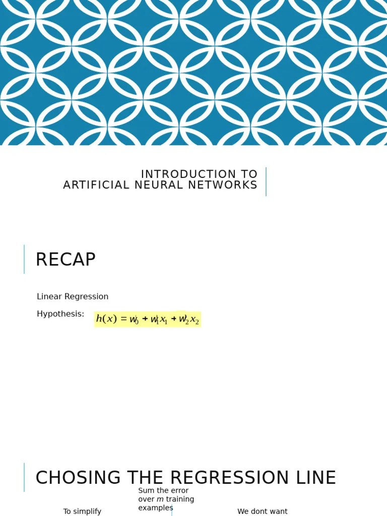 AI Lec - Introduction To Neural Networks | PDF