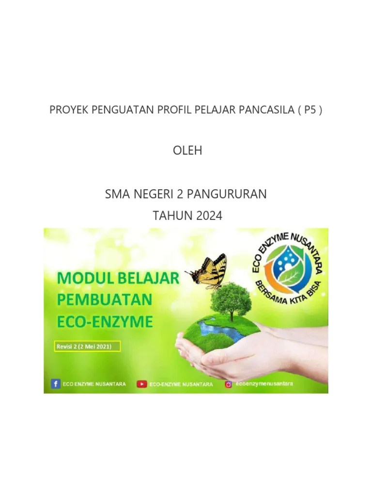 Modul Belajar Pembuatan Eco Enzym Pn | PDF