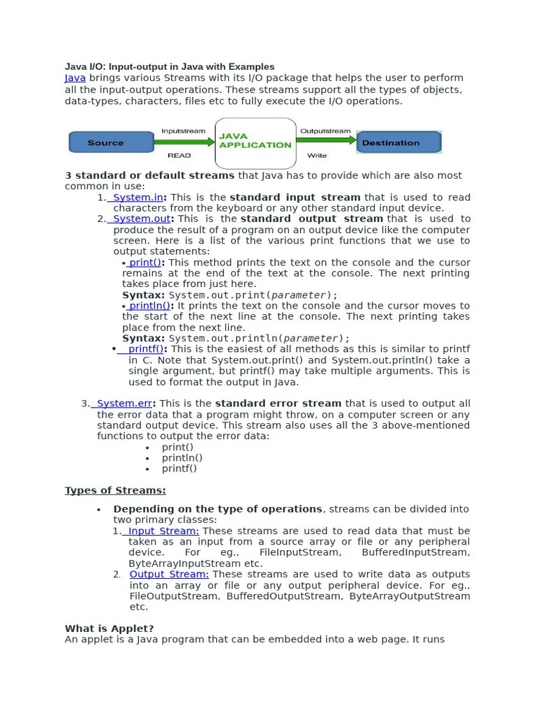 Data Types In Java | PDF