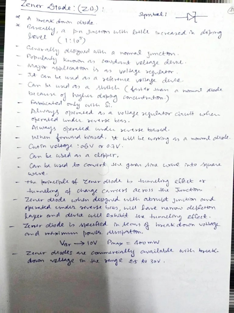 Zener Diode | PDF