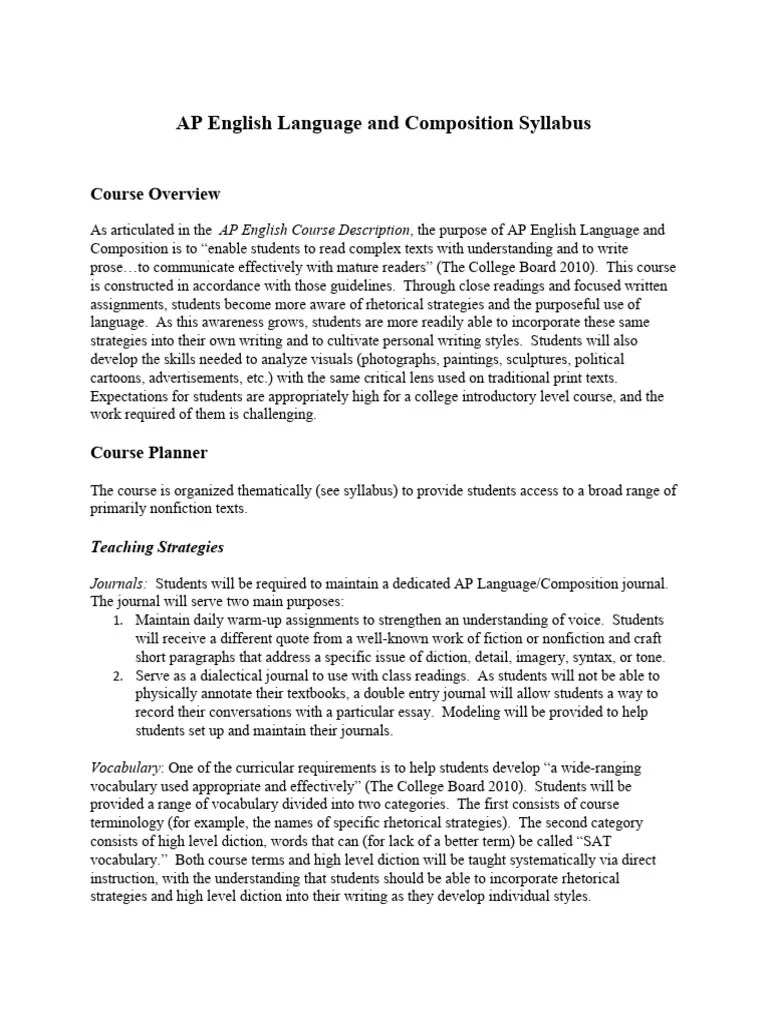 Ap-english-lang-specter.montg | PDF