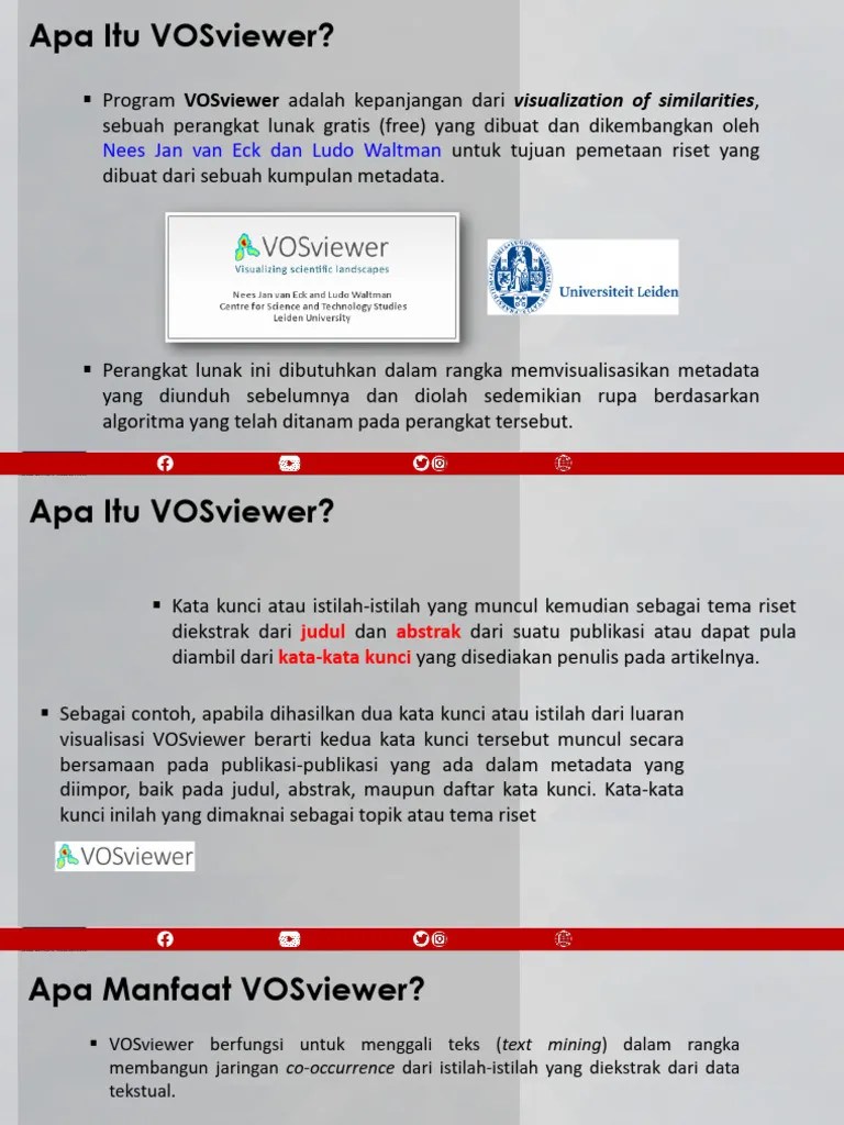 Tutorial VOSViewer | PDF