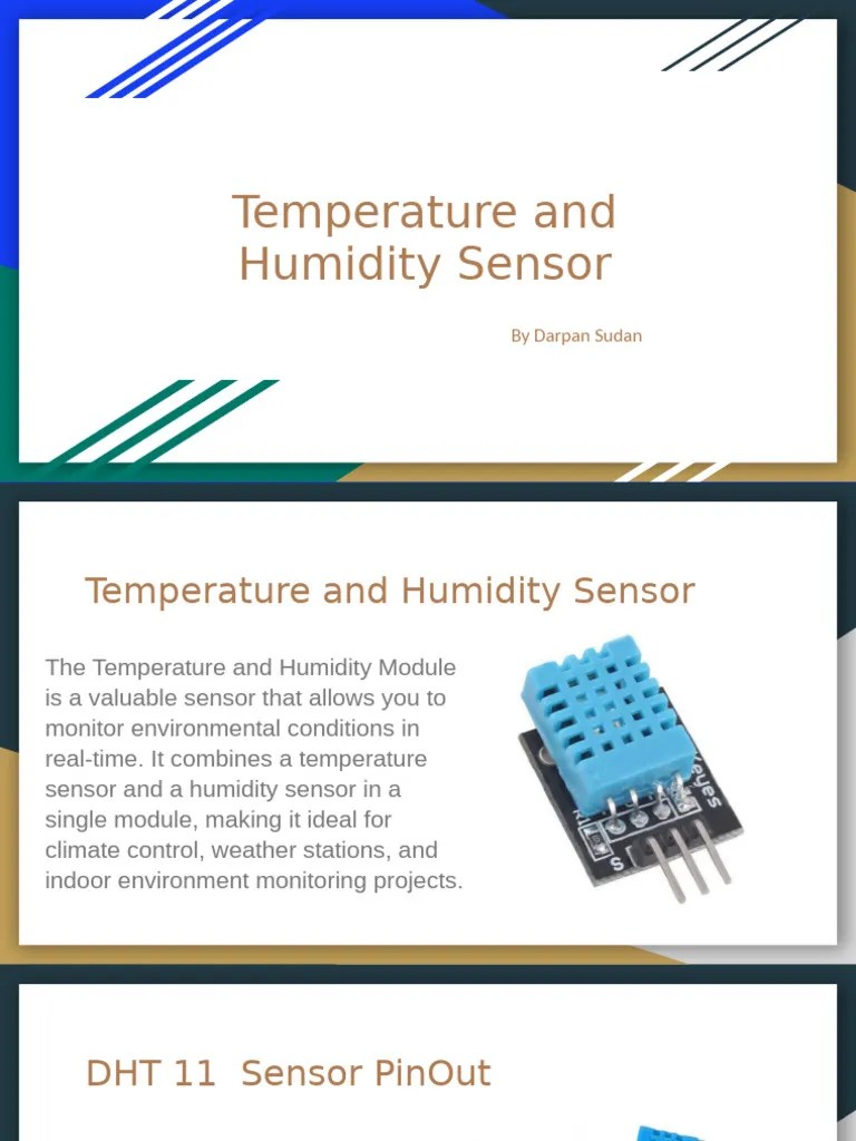 Temperature And Humidity Sensor | PDF