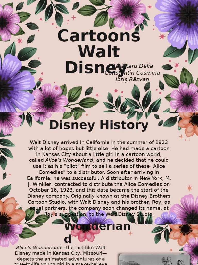 Cartoons Walt Disney | PDF