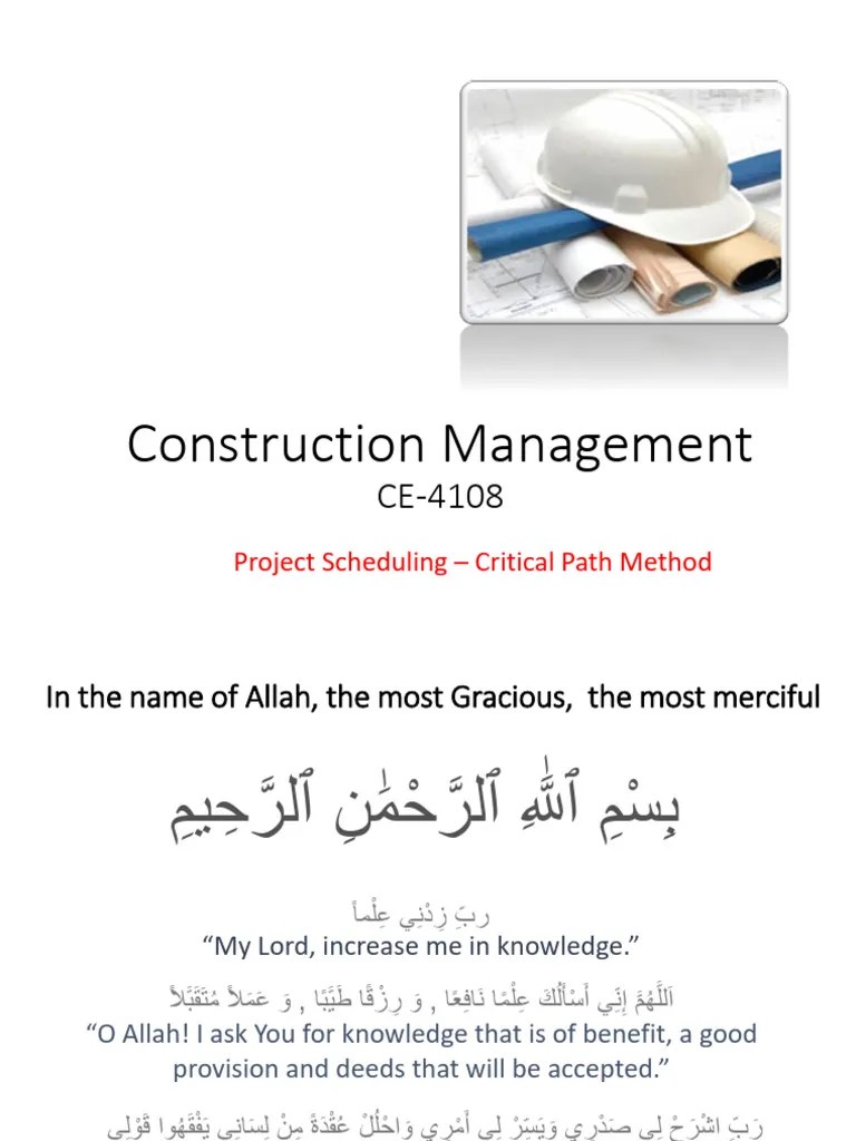 Lecture 3 Updated Project Scheduling - Critical Path Method | PDF