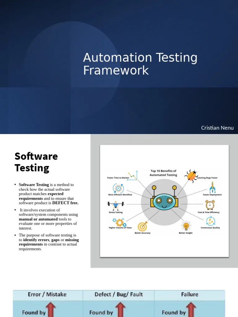 Automation Lifecycle Frameworks To Standardize Testing Process Topics Pdf - Best Ocean Photos in 4K