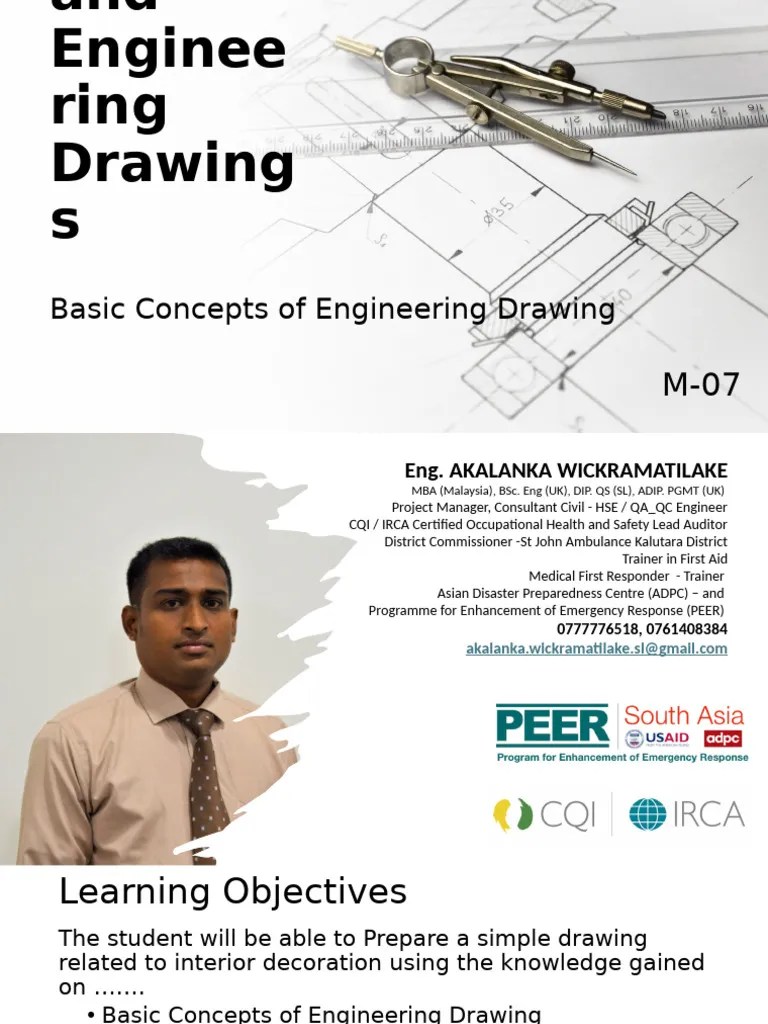 Basic Concepts Of Engineering Drawing | PDF
