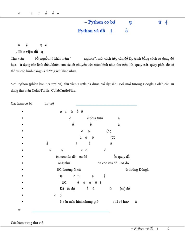 STEM - Python And Data Visualization - 03. Python Và đồ Thị Hàm Số | PDF