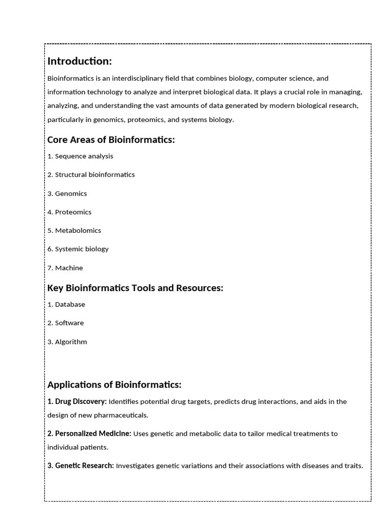 Bioinformatics Assignment 1 | PDF | Bioinformatics | Self-Improvement