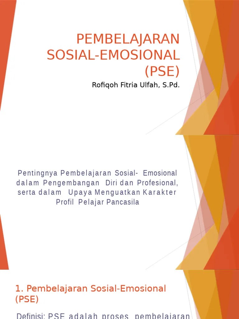 Pembelajaran Sosial-Emosional (Pse) | PDF