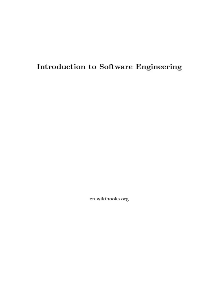 Introduction To Software Engineering | PDF