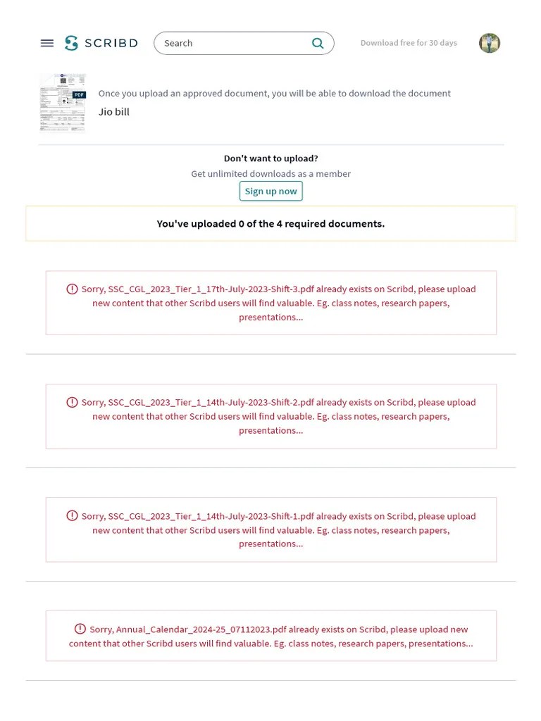 Upload A Document - Scribd | PDF