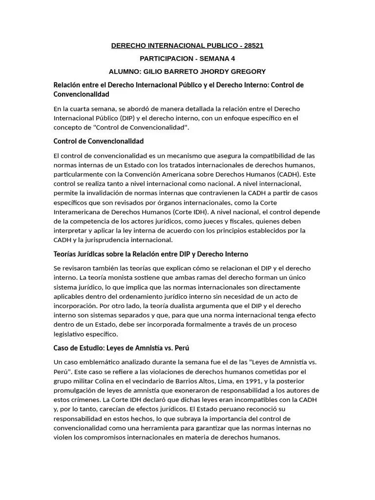 Derecho Internacional Publico | PDF