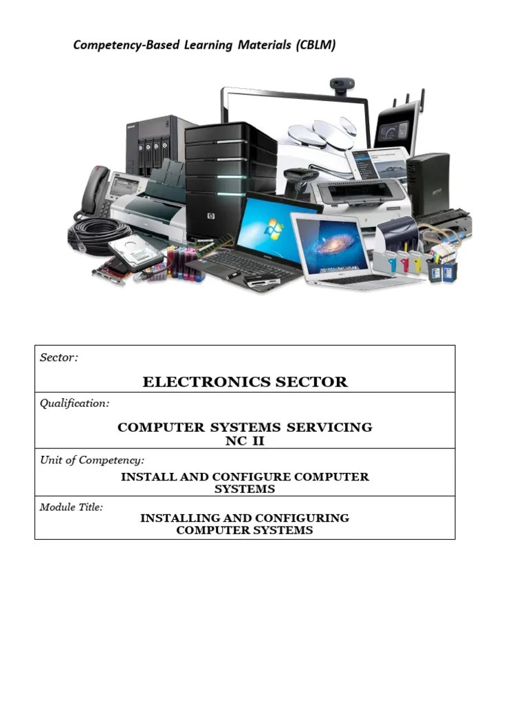 CBLM-COC1-Install-and-Configure-Computer-Systems | PDF