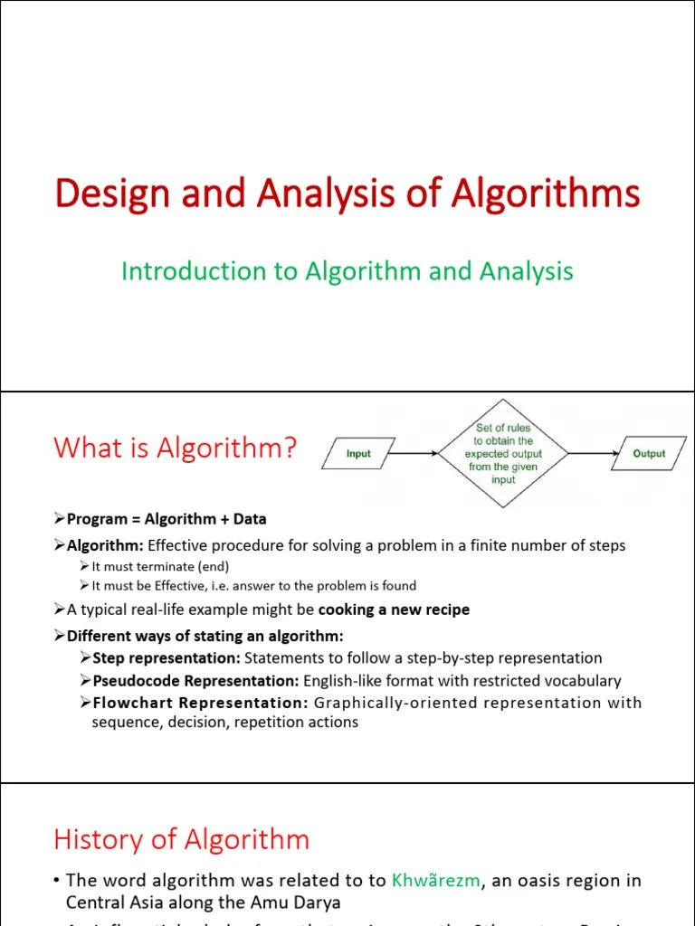 Topic 1 - Introduction To Algorithm And Analysis | PDF | Mathematics ...