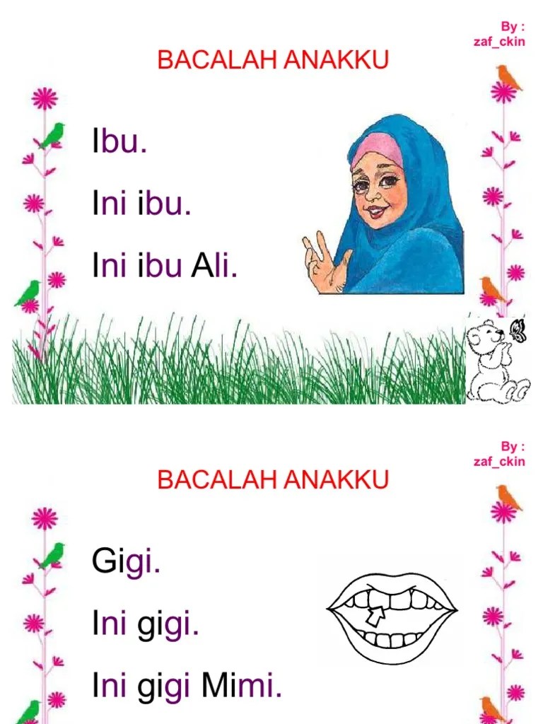 Ready stock ✌✌✌✌✌✌✌✌✌ buku bacalah anakku 8 buah buku 1 buku panduan flash card. Bacalah Anakku 1 Pdf