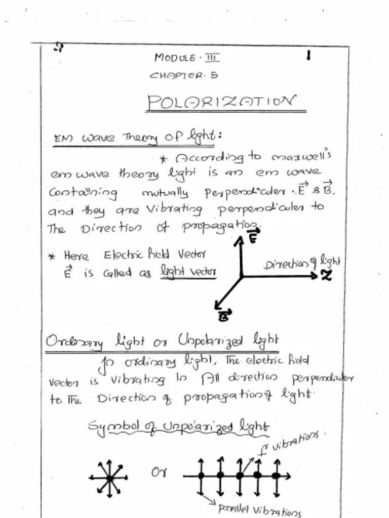 Module 3 Polarization Pdf