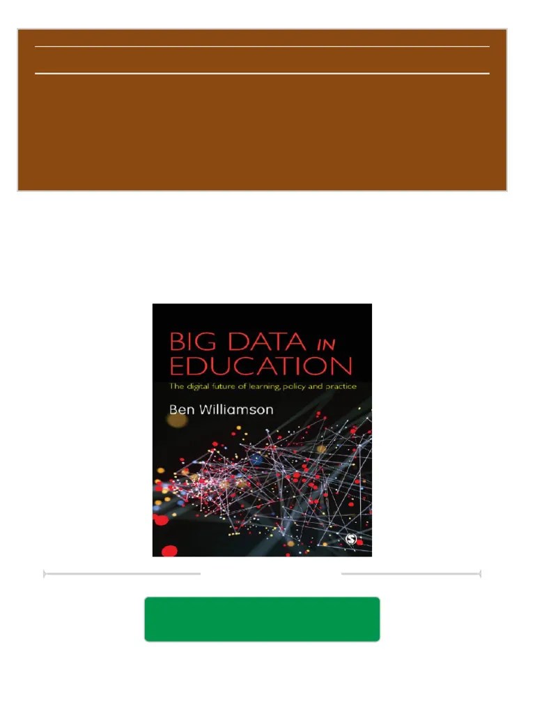 (Ebooks PDF) Download Big Data In Education The Digital Future Of ...