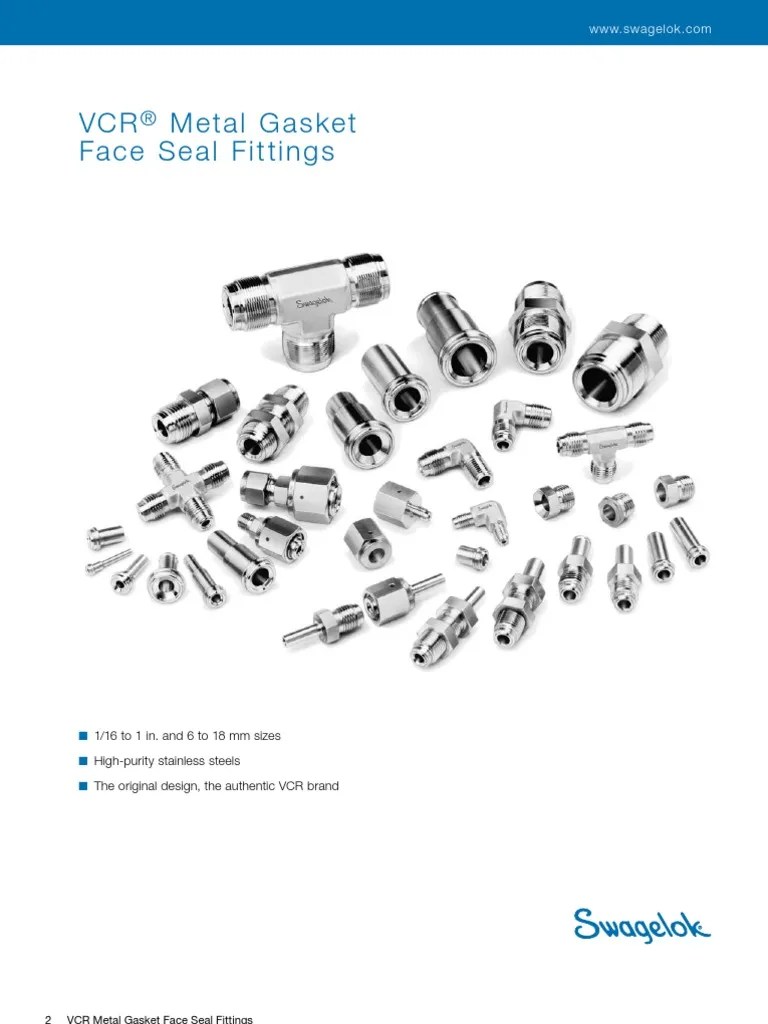 Vcr fittings