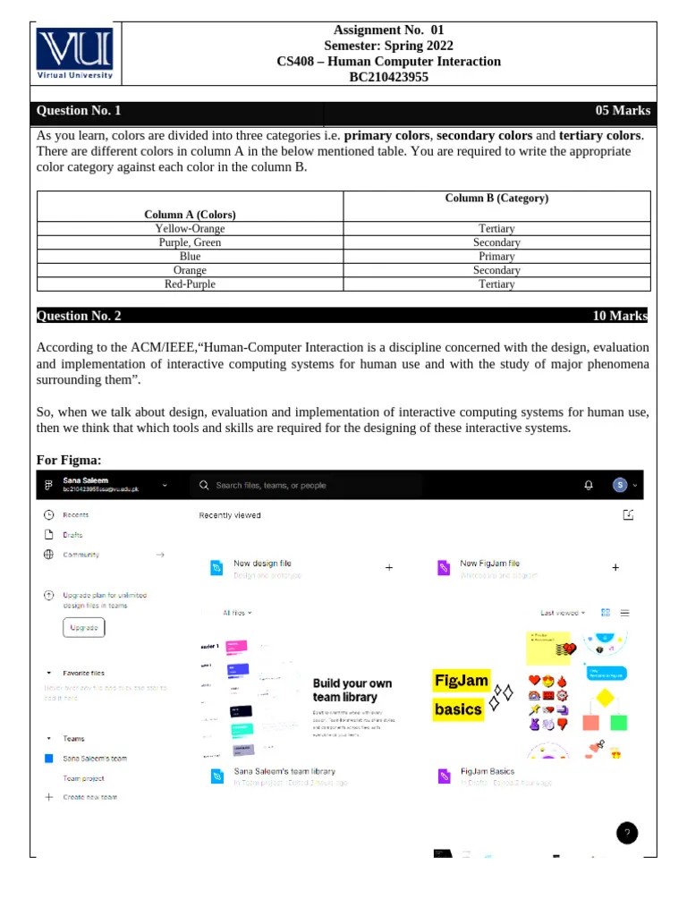 Cs408 Solution 1 | PDF