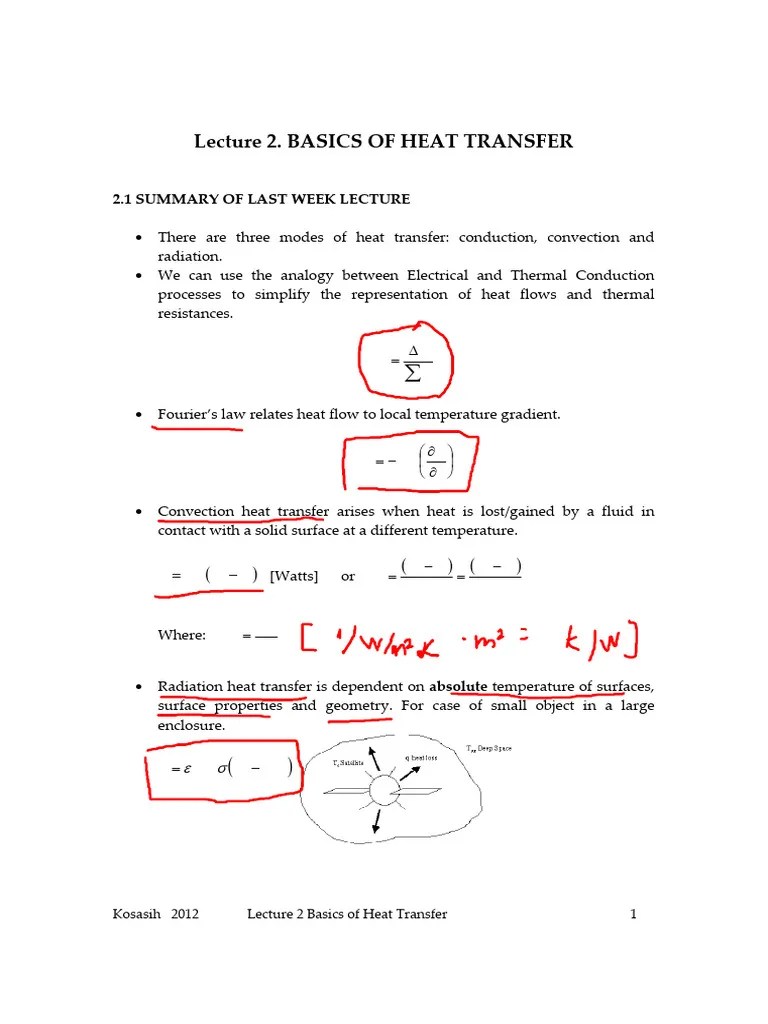 Heat Transfer_Lecture | PDF
