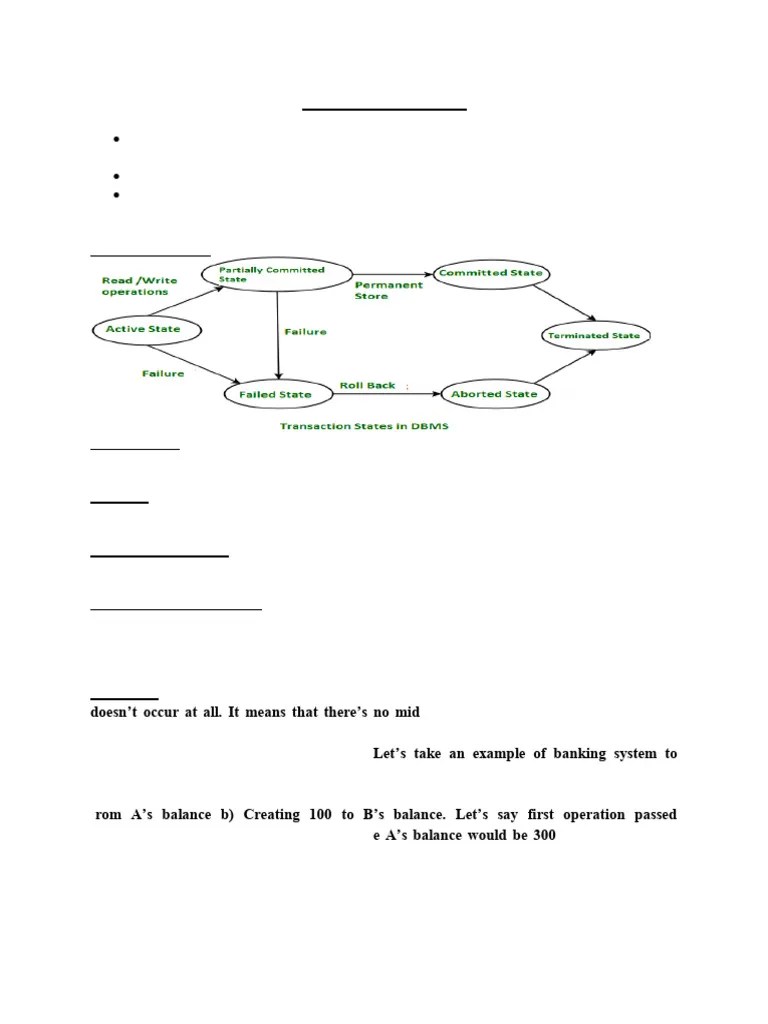 Transaction Unit5 | PDF | Database Transaction | Acid