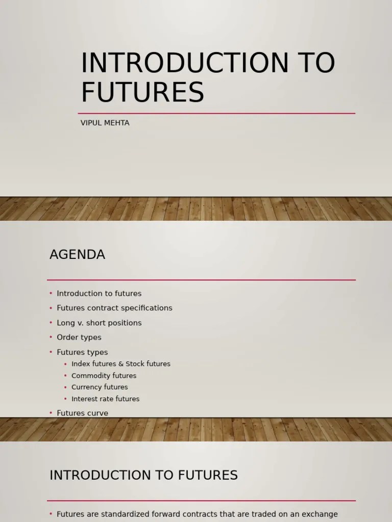 Introduction To Futures | PDF