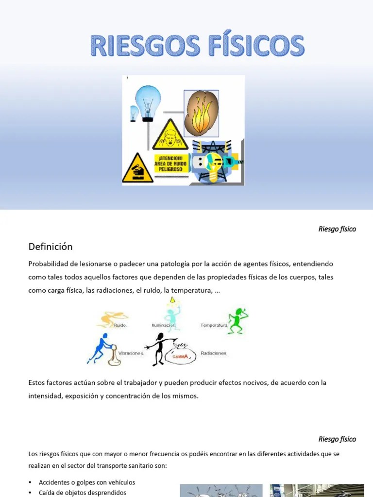Tema_Riesgos Fisicos Y Psiquicos | PDF