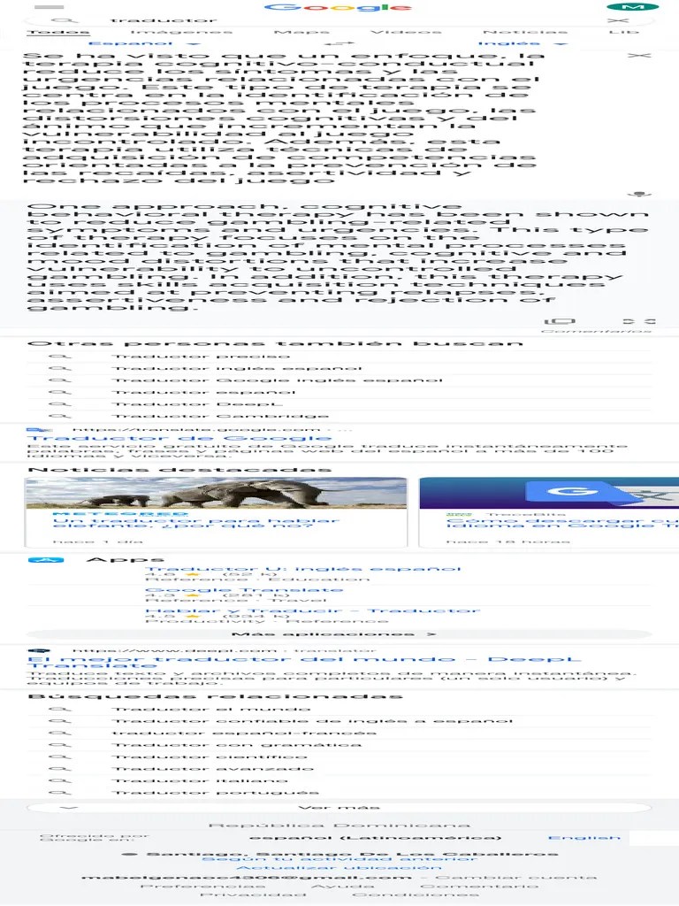 Traductor - Buscar Con Google | PDF