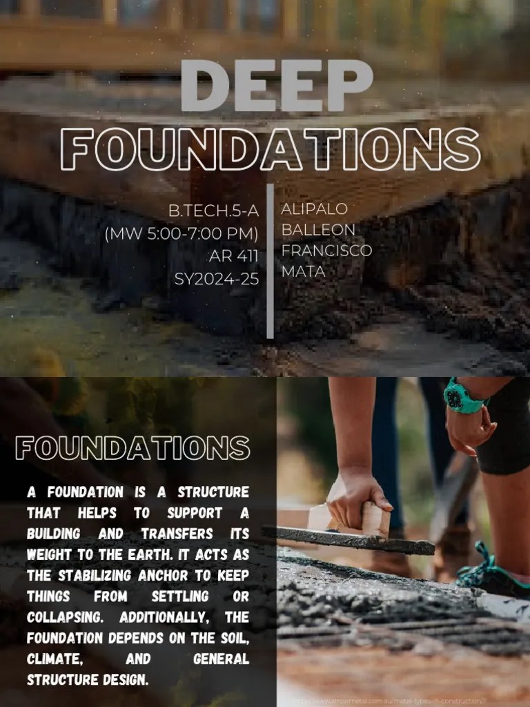 Deep Foundation | PDF | Deep Foundation | Basement