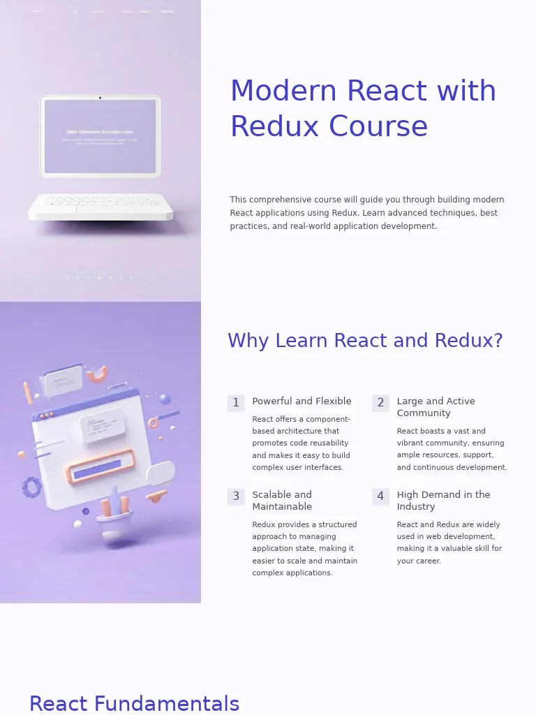 Modern React With Redux Course | PDF | Computer Science | Information ...