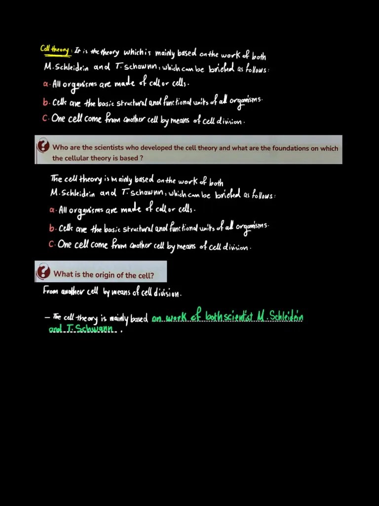 2. Cell Theory | PDF