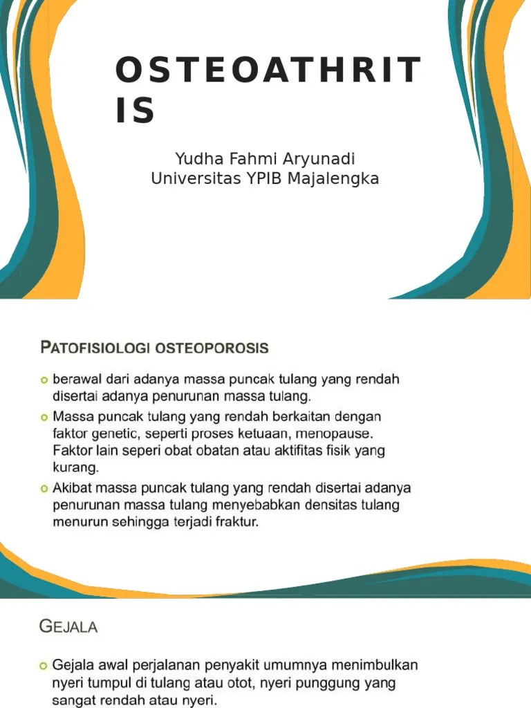 Osteoathritis Pdf