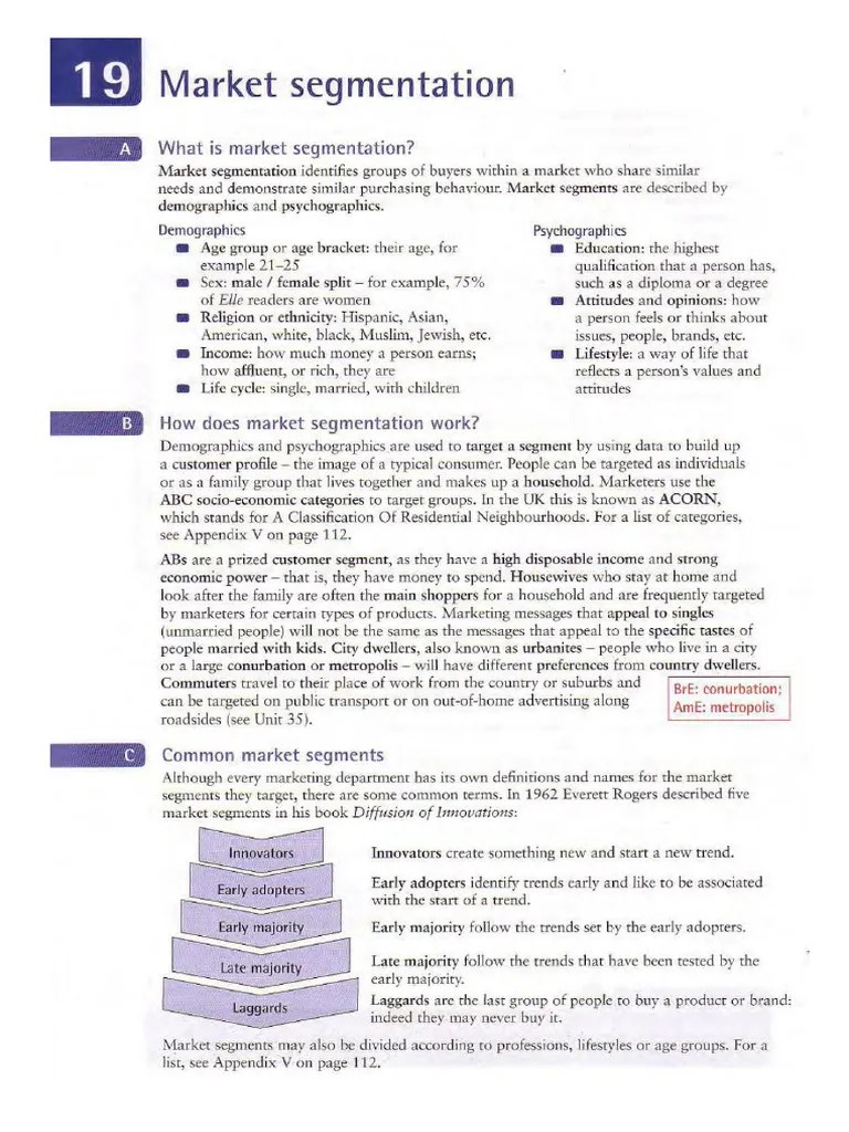 19 - Market Segmentation | PDF