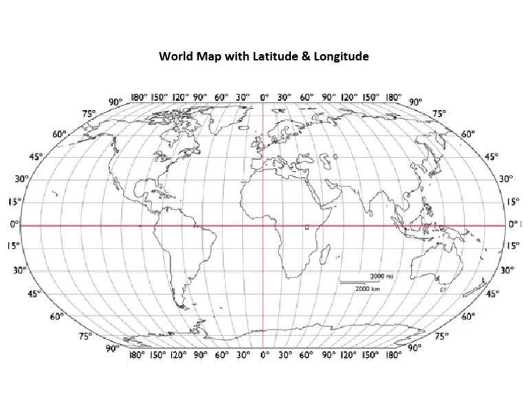 World Map With Lat And Long PDF 1