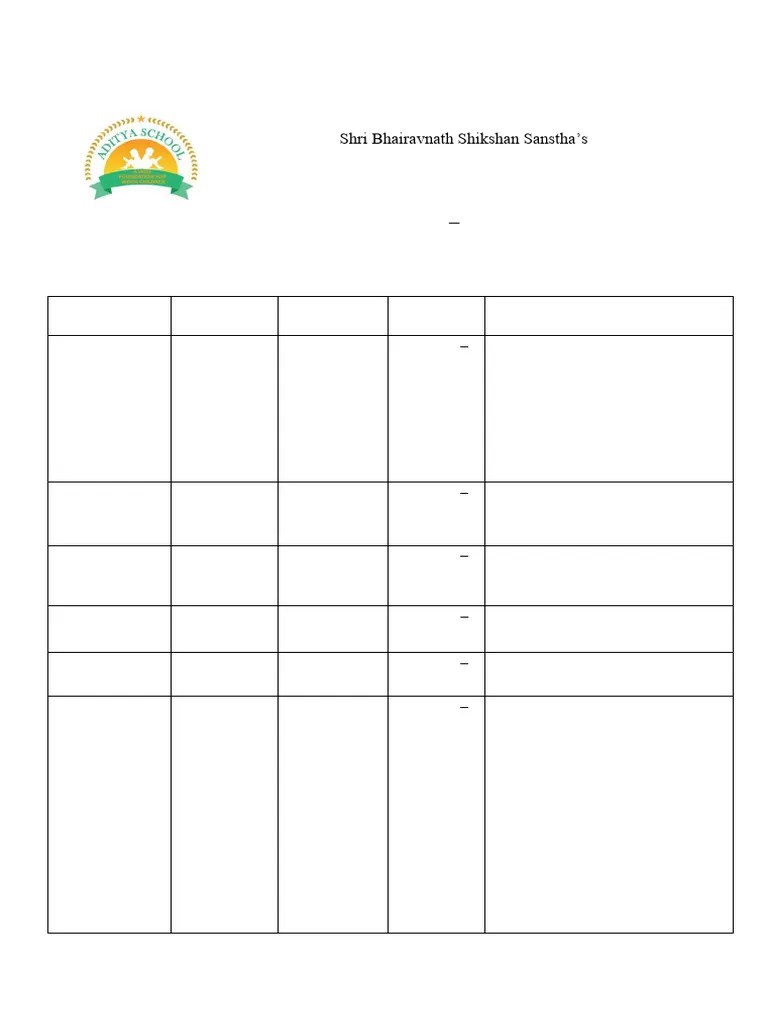 Syllabus & Time Table For PT 1examination (class 11 ) | PDF