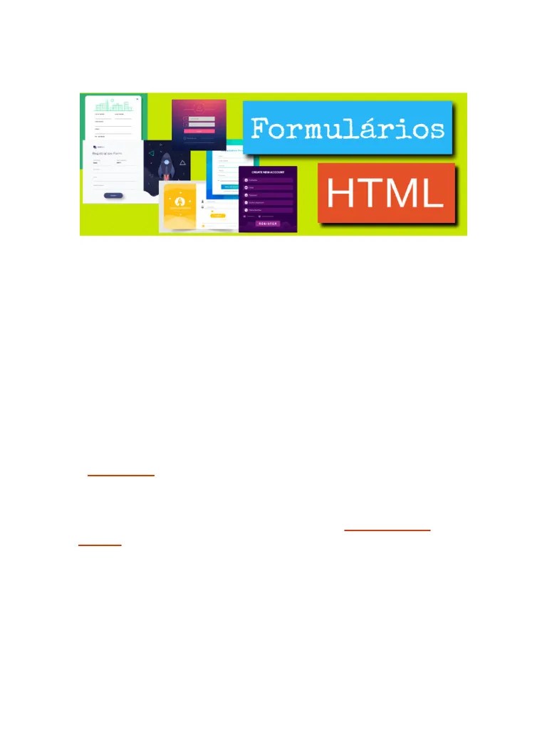 Formulários HTML-CSS | PDF