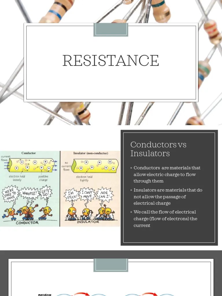 Resistance | PDF | Electrical Resistance And Conductance | Technology ...