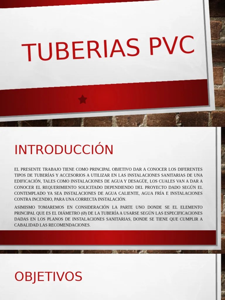 Tuberias PVC | PDF