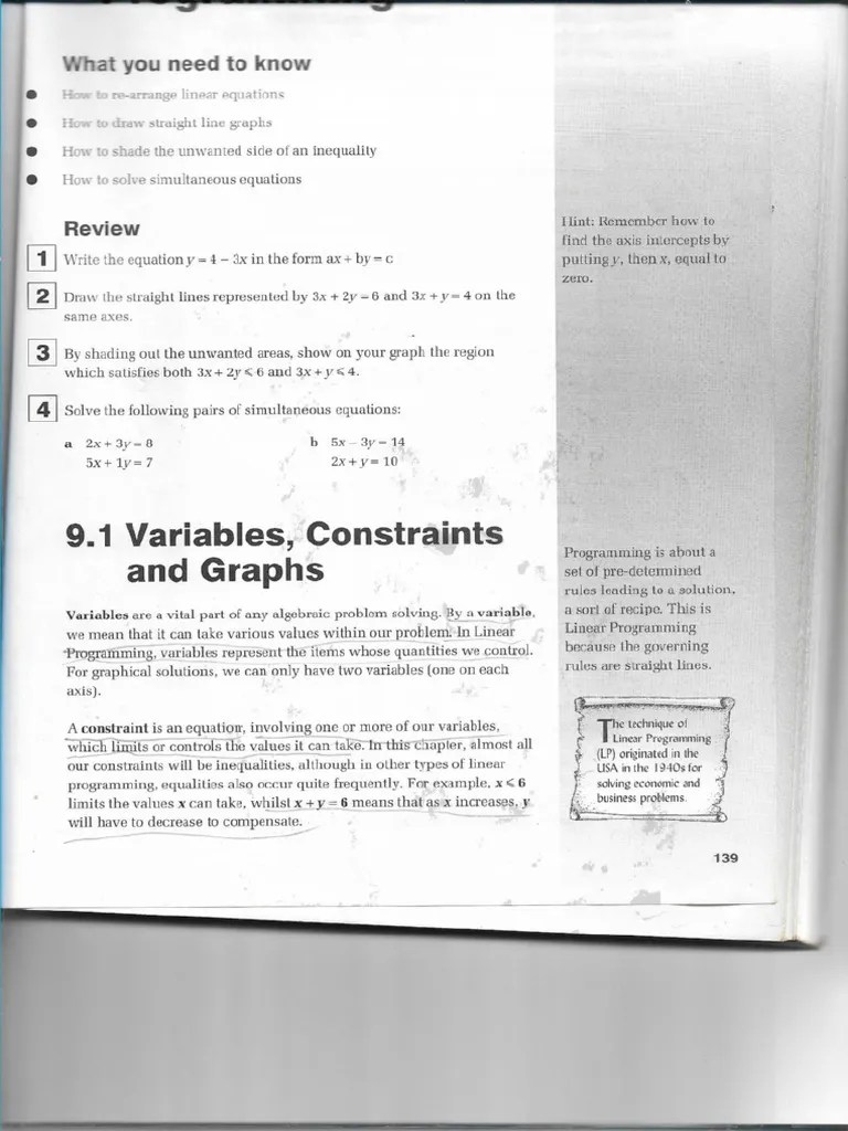 Linear Programming | PDF