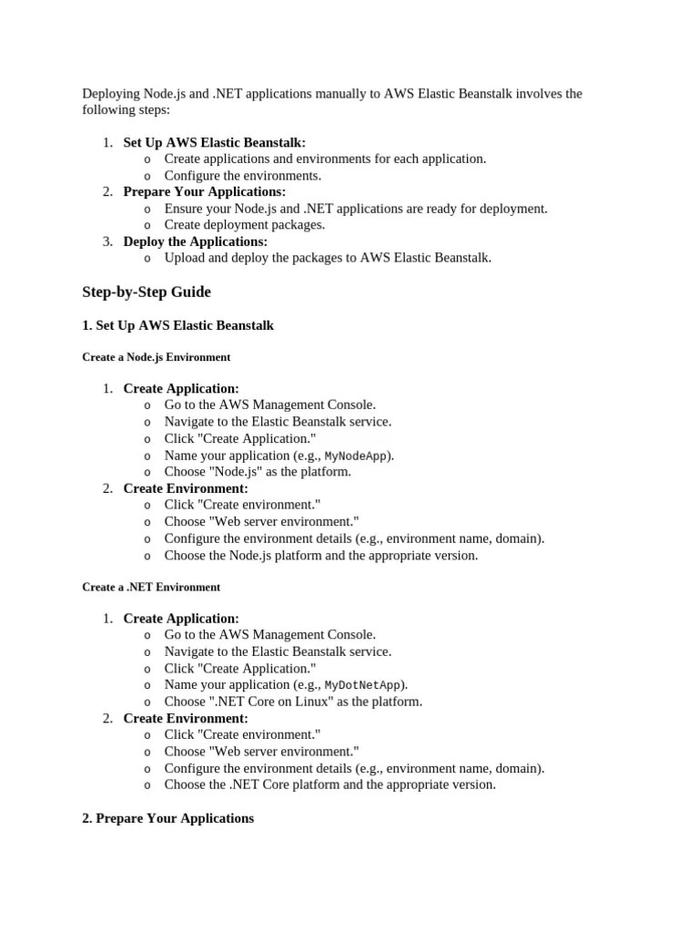 Deploying Node And | PDF