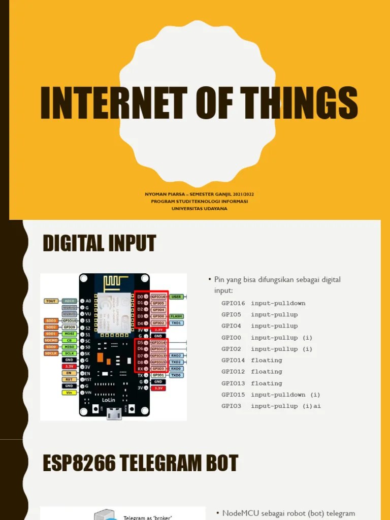 IOT - ESP8266 Telegram Bot | PDF