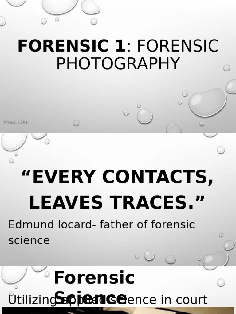 Forensic Lecture | PDF