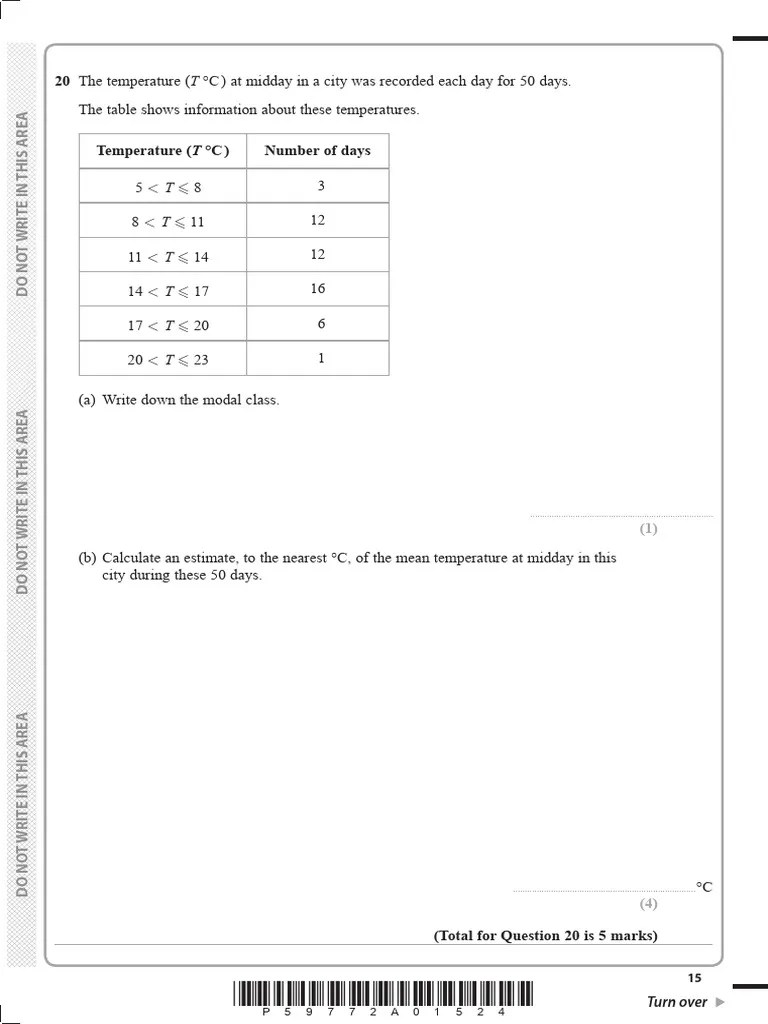 Histogram 2020 Jan P1 | PDF