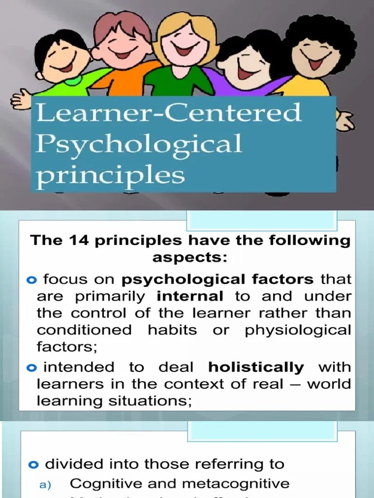 Learner-Centered-Psychological-Principles | PDF