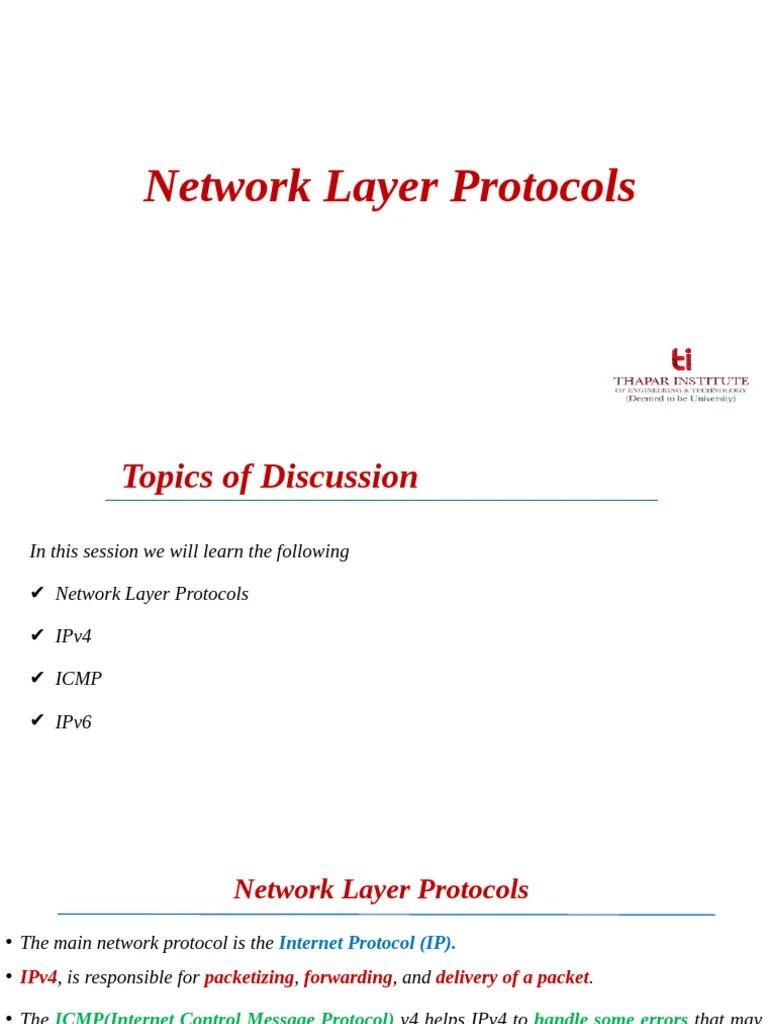 Network Layer Protocols | PDF