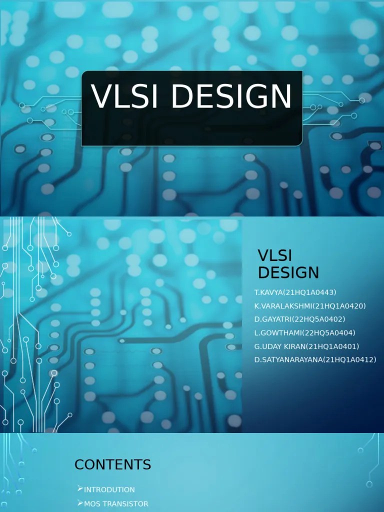 Vlsi Design PPT Final | PDF